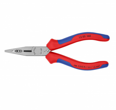 купить Knipex KN-1302160 Инструмент для снятия изоляции и опрессовки эл.контактов