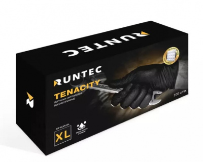 купить RUNTEC RT-GLVS-XL Перчатки Tenacity нитриловые высокопрочные, размер XL (100 штук)
