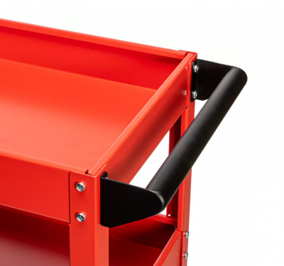 купить RUNTEC RT-3R Тележка с тремя открытыми полками, красная