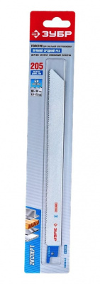 купить ЗУБР S1122VF Полотно к сабельной электроножовке 155700-U-21 L-210/225, Bi-Met