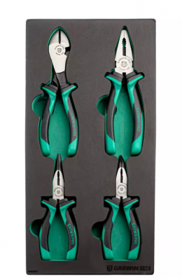 купить GARWIN PRO 646305 Набор шарнирно-губцевого инструмента 4 пр., 160 и 180 мм в ложементе EVA