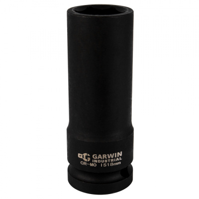 купить Головка торцевая ударная глубокая 1/2", 6 гр., 18 мм GARWIN PRO