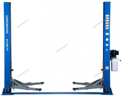 купить NORDBERG N4120B-4B Подъемник 380V 2х стоечный 4т (синий)
