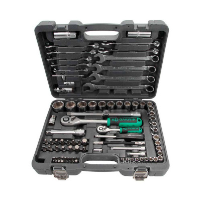 купить GARWIN 641045 Набор ручных инструментов 1/4" и 1/2" 6 гр. 89 предметов