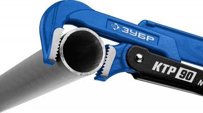 купить ЗУБР 27335-1 Трубный рычажный ключ ЭКСПЕРТ, прямые губки, цельнокованый, Сr-V, № 1, 1"