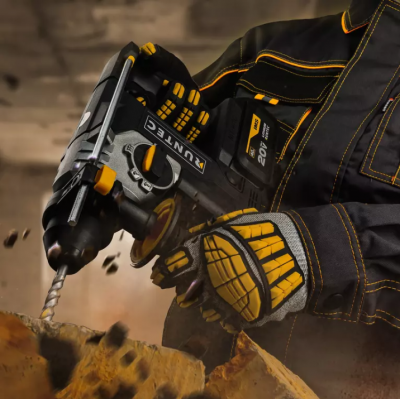 купить RUNTEC RT-EH750 Перфоратор аккумуляторный RUNTEC PRO 2.3Дж, 20В, 2*4Ач, 750Вт