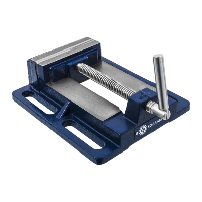 купить  КОБАЛЬТ 246-043 Тиски станочные ширина губок 100 мм,  захват 110 мм, 3 кг