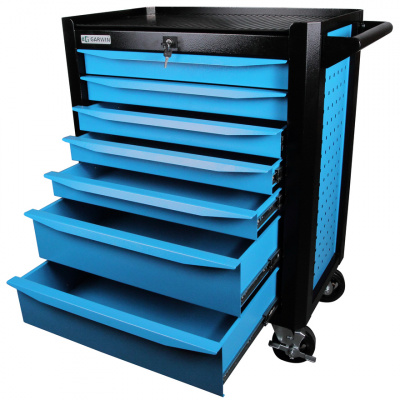 купить GARWIN 001020-5015 Тележка инструментальная серии Industrial 7 полочная синяя