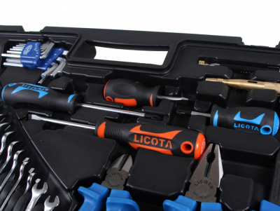 купить LICOTA ALK-8009F Набор инструмента 1/4" и 1/2" 6гр. 143пр