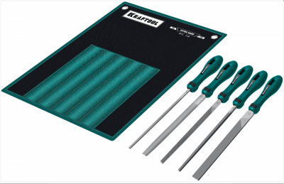 купить KRAFTOOL 16905 набор Напильников ALLIGATOR, двухкомпонентная рукоятка, 200 мм