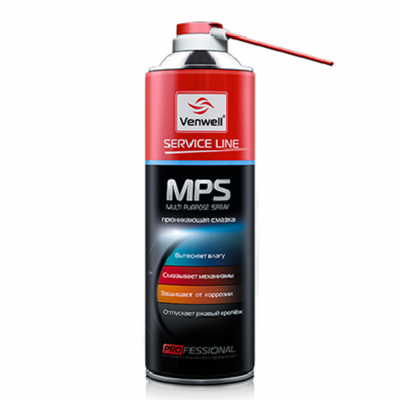 купить VENWELL VW-SL-021RU Смазка многоцелевая проникающая 4 в 1 MPS (аэрозоль) 500 мл.