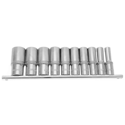 купить LICOTA TBS-23006 Набор глубоких торцевых головок 1/2" 12 гр. 3/8"-5/16" 10пр. на линейке