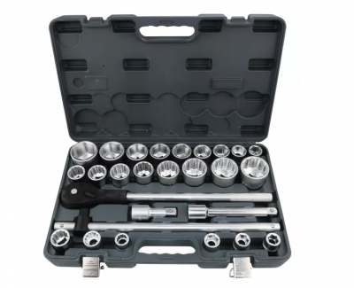 купить GARWIN PRO 643620 Набор торцевых головок 3/4" дюйм. и метр. 27 пр. (3/4"-2", 19-50 мм)