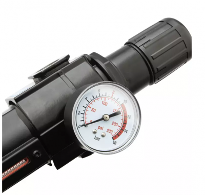 купить GARWIN INDUSTRIAL 807670-14-5-P Фильтр для воздуха с регулятором давления 1/4" (5 микрон), усиленный - макс. давление 16 бар