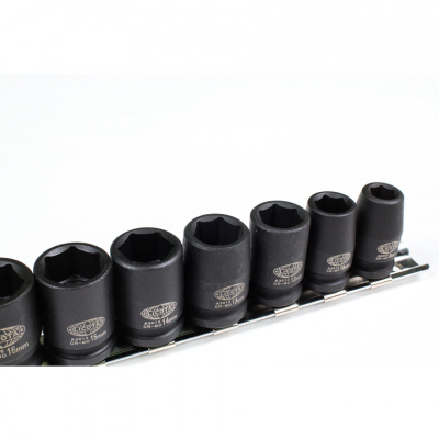 купить LICOTA ASA-31001 Набор ударных головок 3/8" 12 пр., 8-22мм, на линейке