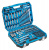 купить HOEGERT HT1R444 Набор инструментов 1/4", 3/8",1/2", 222 шт.
