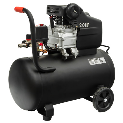 купить QUATTRO ELEMENTI 248-474 Компрессор поршневой масляный KM 50-200 ( 200л/мин, 50л, 2л.с, 8 бар, 29кг)