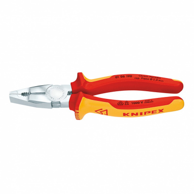 купить Knipex KN-0106190 Плоскогубцы комбинированные, хром-ванадиевые 190 мм