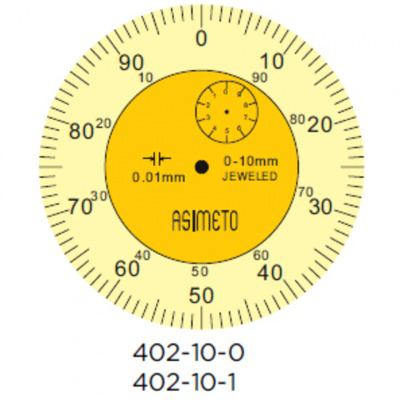 купить ASIMETO 402-50-0 Индикатор часового типа ИЧ 0-50 мм, 0,01 мм