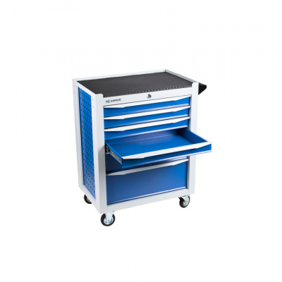 купить GARWIN 001016-5005-7035 Тележка инструментальная серии Standart 6 полочная сине-серая