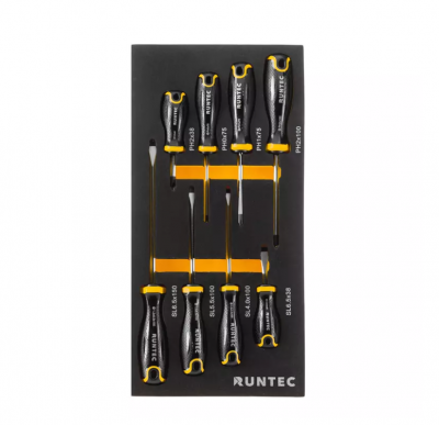 купить RUNTEC RT-HT273STD-6G Тележка инструментальная 6 полочная Standart серая с комплектом инструмента, 273 предмета