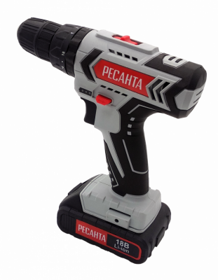 купить Ресанта 75/14/6 Дрель-шуруповерт аккумуляторная ДА-18-2ЛК-У Ресанта