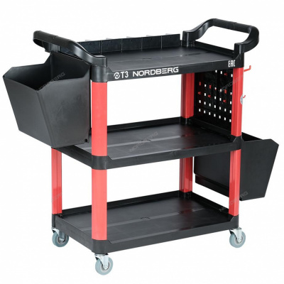 купить NORВBERG T3 Тележка с пластиковыми полками