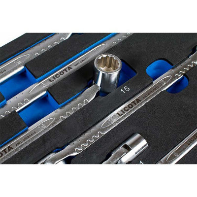 купить LICOTA ACK-E38315 Набор ключей торцевых карданных 8-19 мм, 6 пр., ложемент EVA