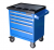 купить LICOTA  AWX-2602B-N-R-ST Тележка инструментальная с карманом, со столешницей, 5 полок, синяя