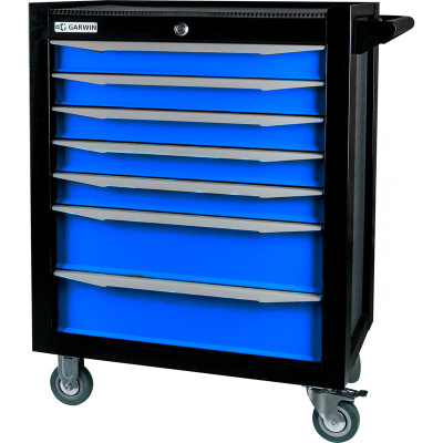 купить GARWIN 001017-5015 Тележка инструментальная серии Standart 7 полочная синяя