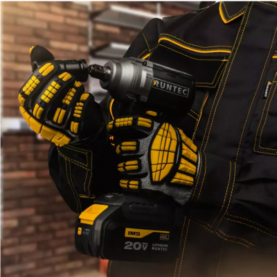 купить Гайковерт ударный аккумуляторный RUNTEC PRO 1/2", 20В, 2*4Ач, 500Нм