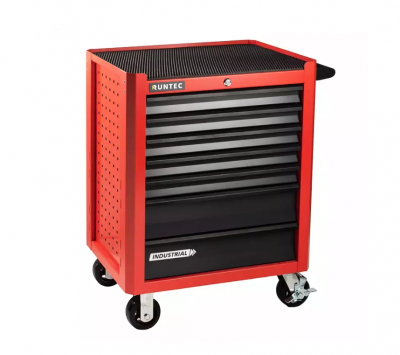 купить RUNTEC RTIND-7R Тележка инструментальная 7 полочная Industrial красная