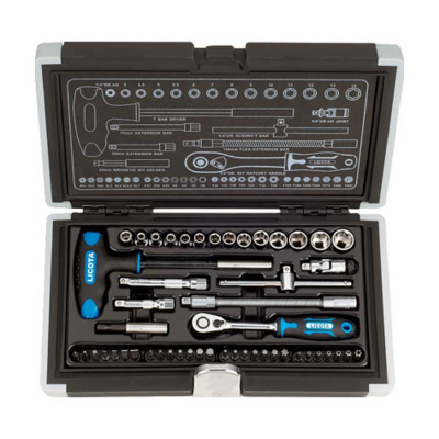 купить LICOTA ALK-0002 Набор торцевых головок 1/4" 50пр super lock