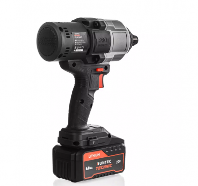 купить RUNTEC RT-IW1400T Гайковерт ударный аккумуляторный RUNTEC TECHNIC 3/4", 20В, 2*6Ач, 1400Нм
