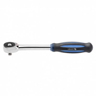 купить HOEGERT HT1R372 Трещотка с поворотной рукояткой, 1/2", 60 зубцов