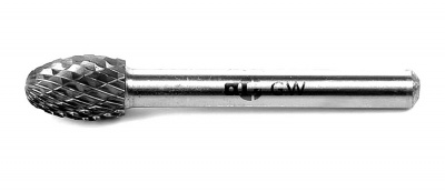 купить Борфреза твердосплавная, овальная, Ø 10 мм, форма E