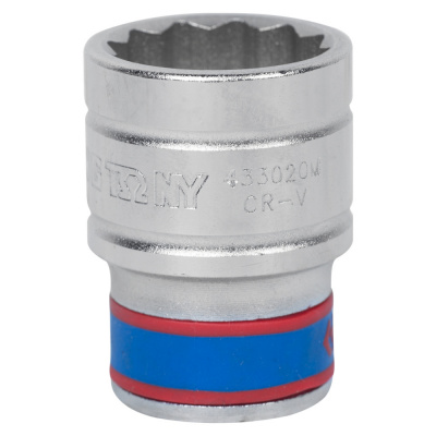 купить KING TONY 433020M   KING TONY Головка торцевая стандартная двенадцатигранная 1/2", 20 мм