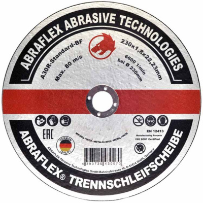 купить Круг отрезной 230x1,8x22,23 A30 S-BF41 мет/нерж