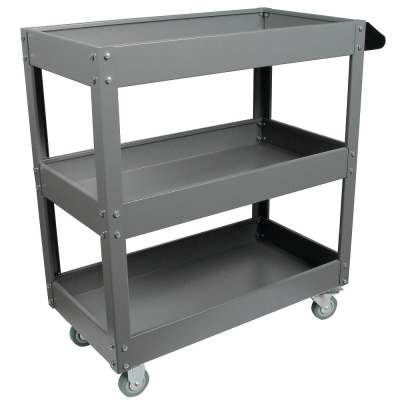 купить GARWIN 001060-7011 Тележка с тремя открытыми полками, серая