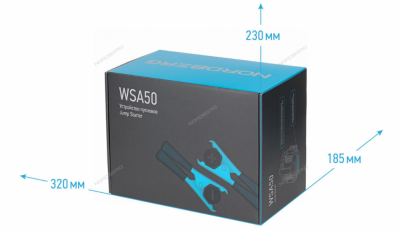 купить NORDBERG WSA50 Устройство пусковое портативное 5/9/12/24 В, емкость 56 Aч