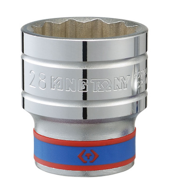 купить KING TONY 433022M   KING TONY Головка торцевая стандартная двенадцатигранная 1/2", 22 мм