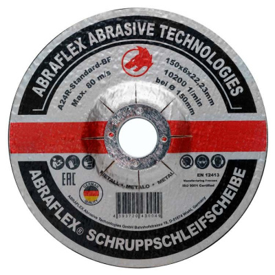 купить Круг зачистной 150x6,0x22,23 A24 S-BF27 мет/нерж