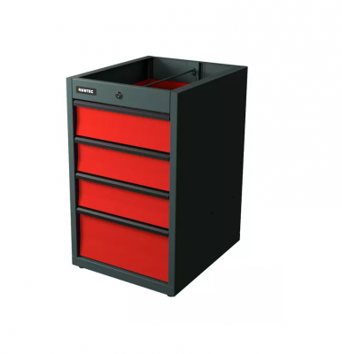 купить RUNTEC TI4-7016-3020 Тумба с 4-мя ящиками, красный