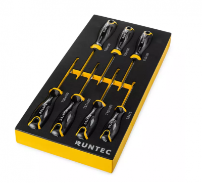 купить Набор отверток RUNTEC S2 TORX в ложементе EVA, 7 предметов