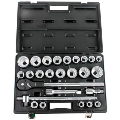 купить LICOTA ASK-10061 Набор торцевых головок 3/4" дюйм. и метр. 26пр. 3/4"-2", 19-50мм