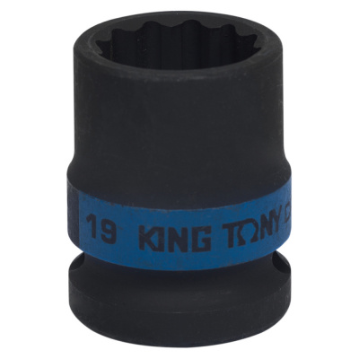 купить KINGTONY Головка торцевая ударная двенадцатигранная 1/2", 19 мм
