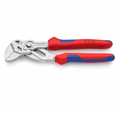 купить Knipex KN-8605180 Клещи переставные-гаечный ключ, хромированные 180 мм