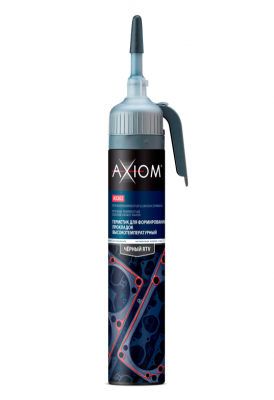 купить AXIOM AS202 Герметик для формирования прокладок высокотемпературный чёрный RTV с автоподачей 200 мл