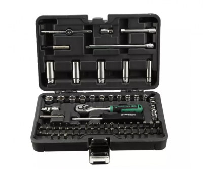 купить Набор торцевых головок 1/4" 6 гр. 76 предметов GARWIN PRO