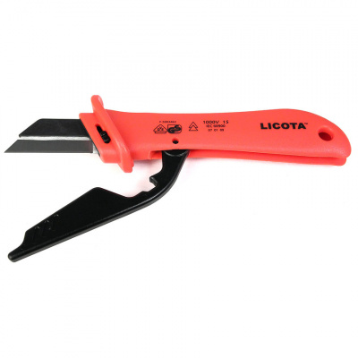 купить LICOTA AKD-V009 Нож электрика для снятия изоляции VDE 1000В, с откидной защитой